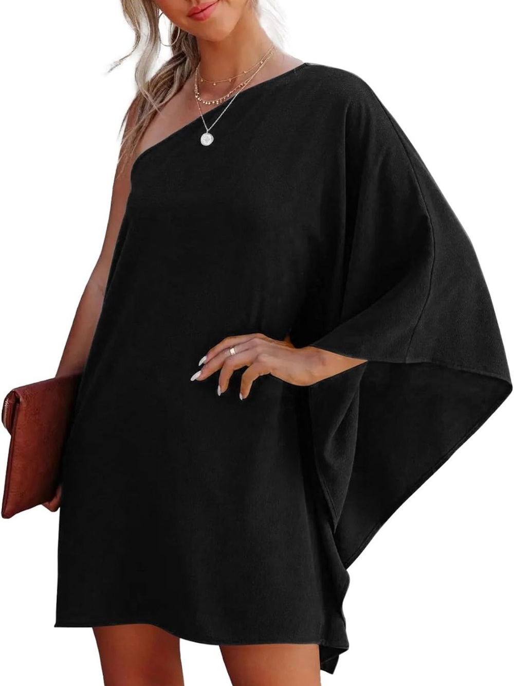 One Shoulder Little Black Dress